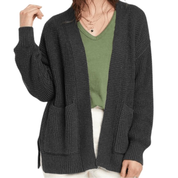 Universal Thread Sweaters - Women’s Dark Grey Knit Cardigan / SweaterUniversal Threads